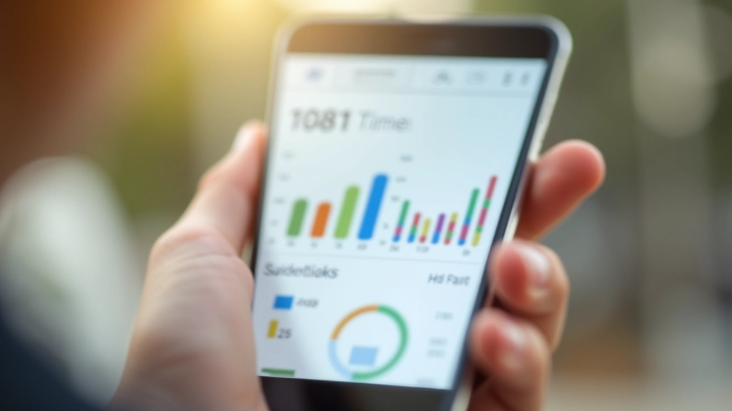 Écran de téléphone affichant les statistiques de temps d'écran détaillées avec graphiques et nombres